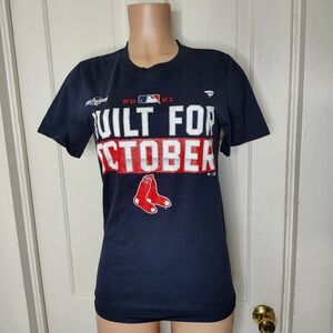 Fanatics Navy Built for October Short Sleeve Tee